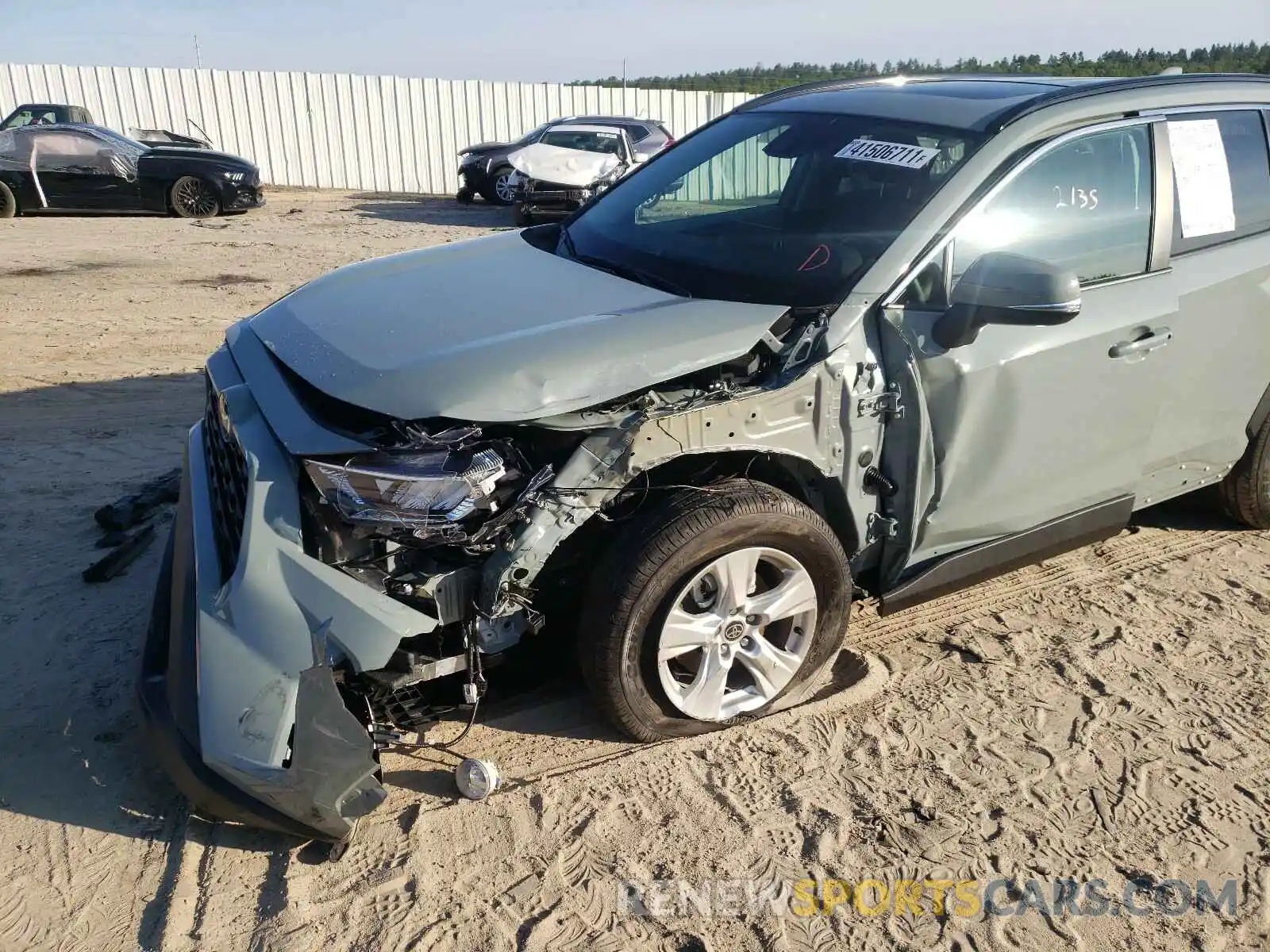 9 Photograph of a damaged car 2T3W1RFV3MW137546 TOYOTA RAV4 2021