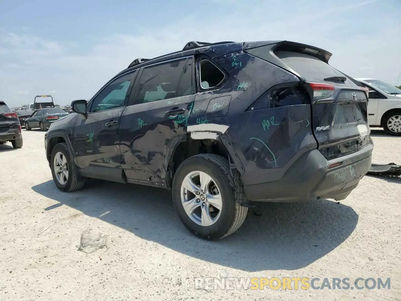 2 Photograph of a damaged car 2T3W1RFV3MW140365 TOYOTA RAV4 2021