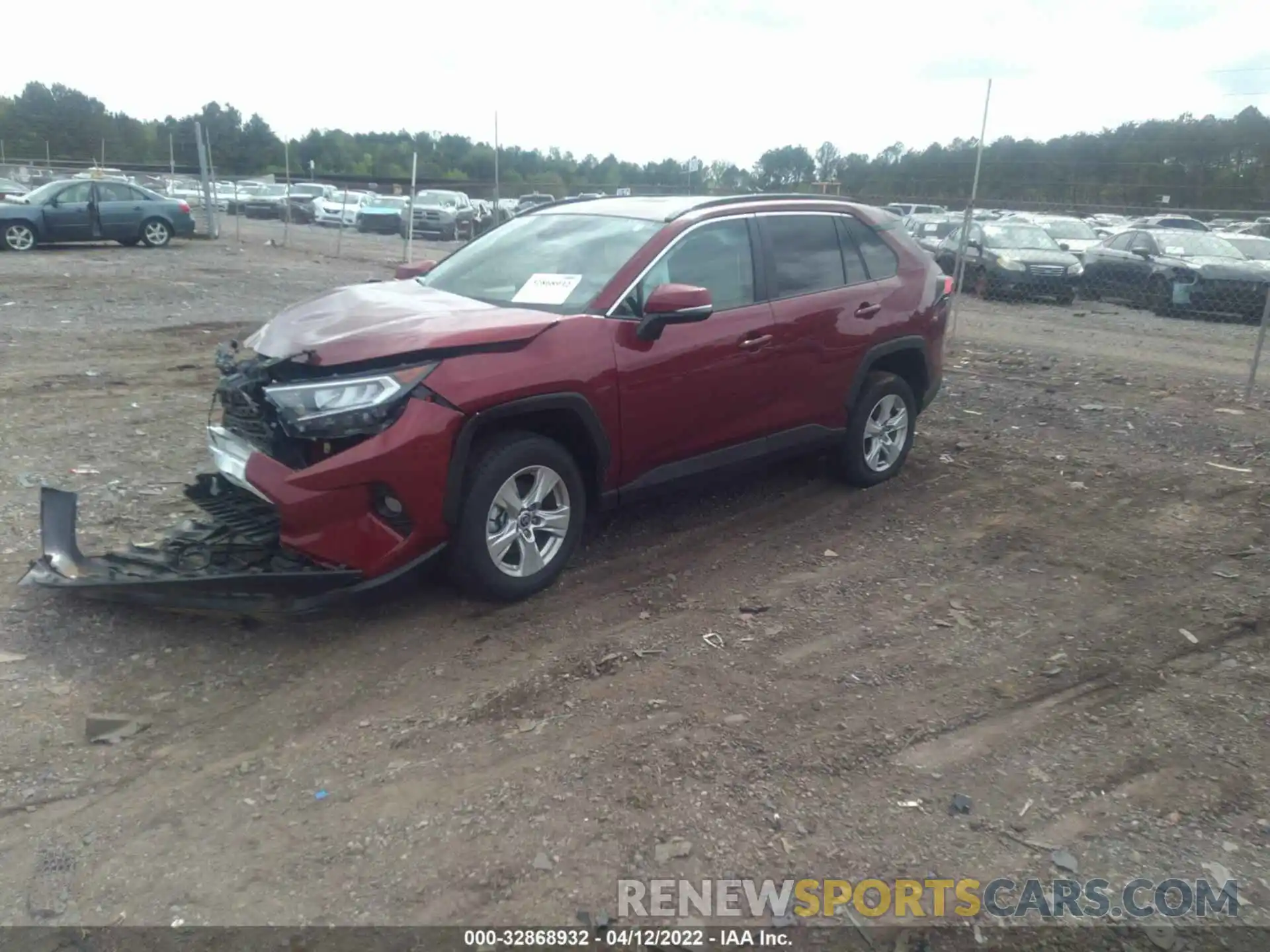 2 Photograph of a damaged car 2T3W1RFV3MW141385 TOYOTA RAV4 2021