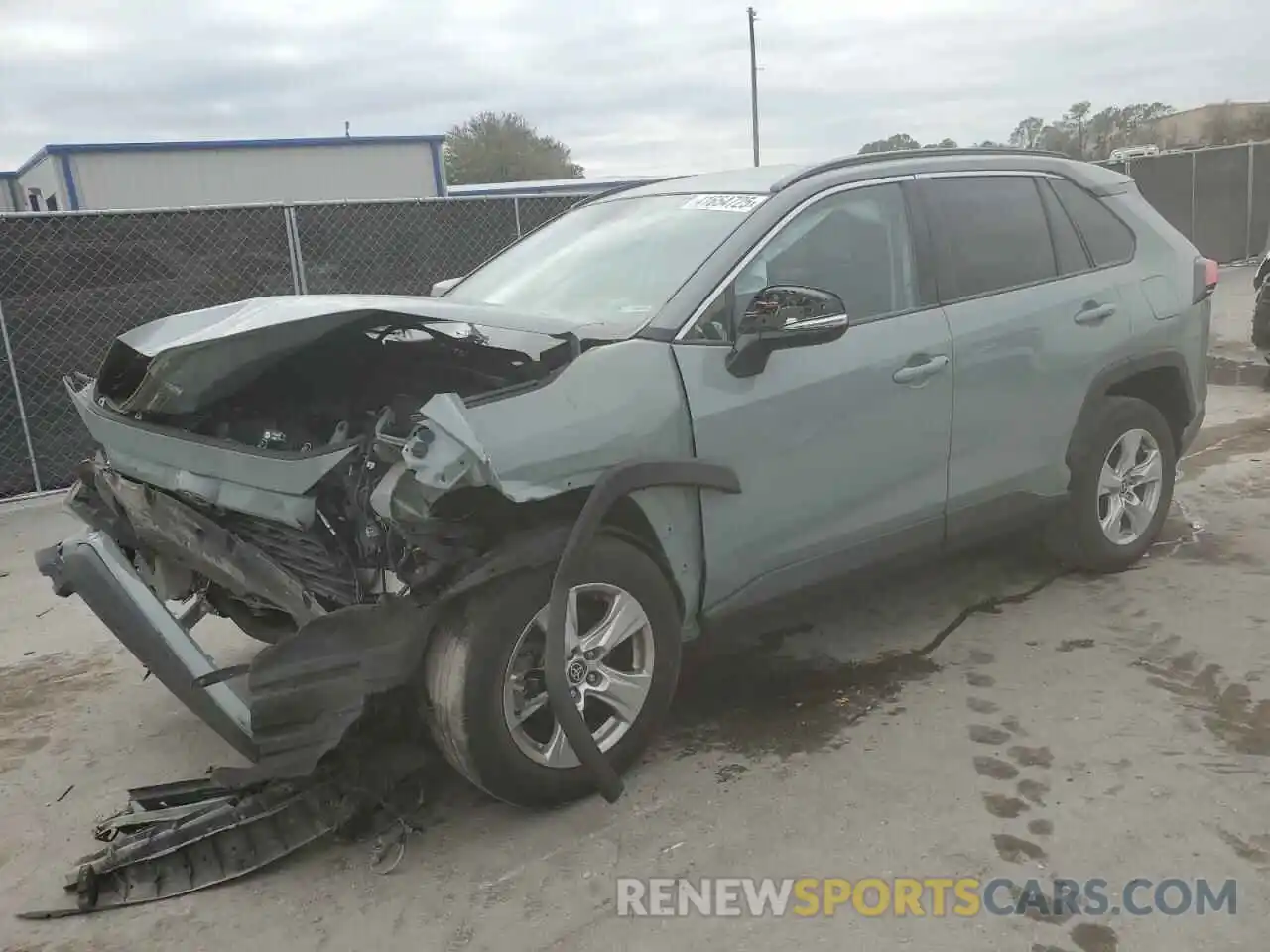 1 Photograph of a damaged car 2T3W1RFV3MW142293 TOYOTA RAV4 2021