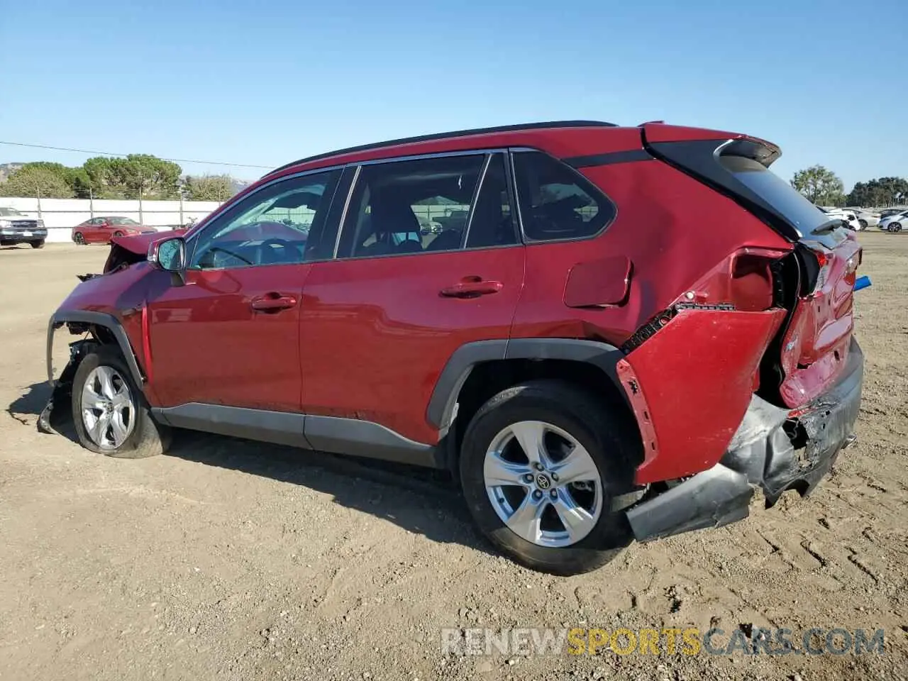2 Photograph of a damaged car 2T3W1RFV3MW143590 TOYOTA RAV4 2021