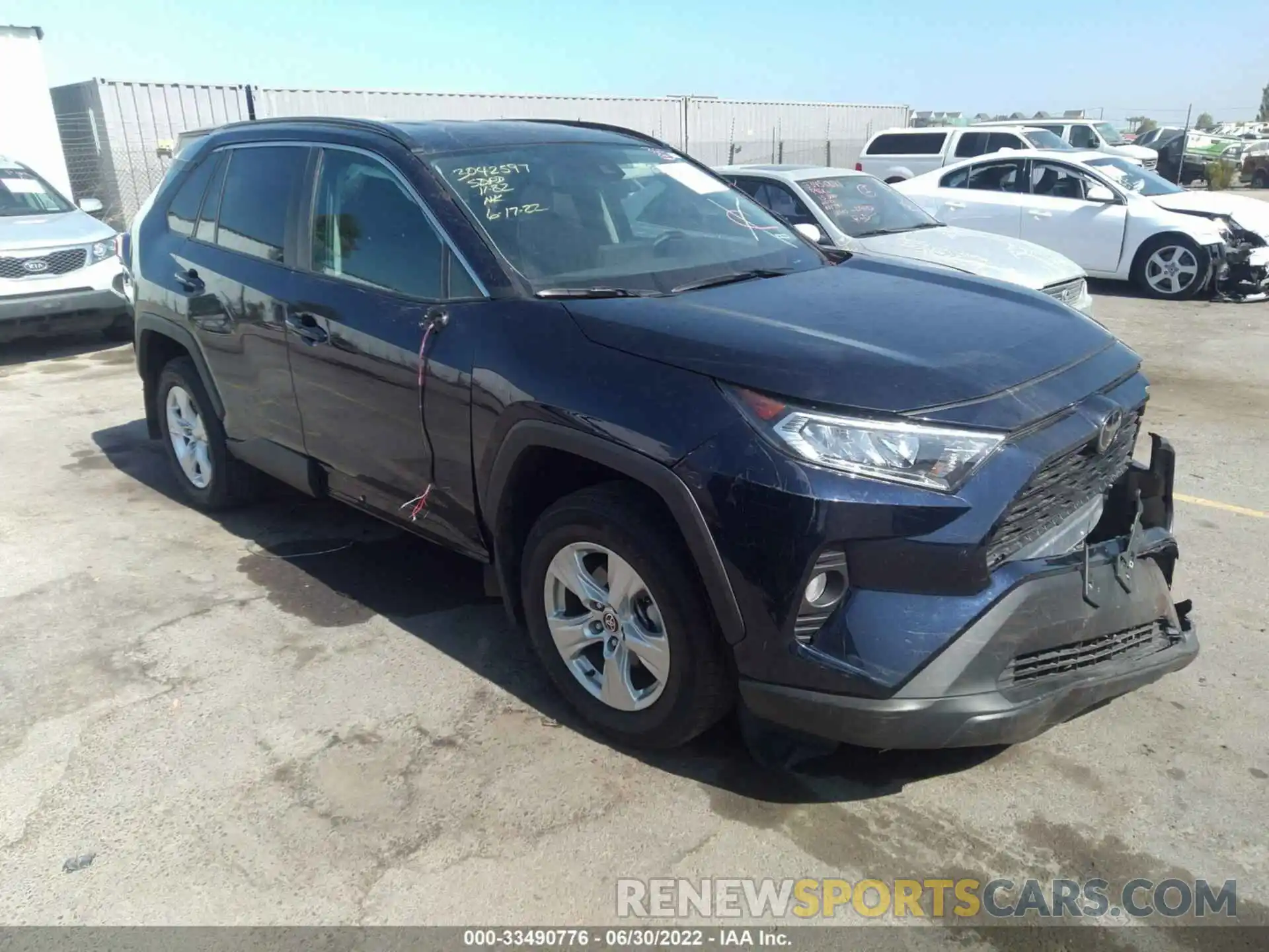 1 Photograph of a damaged car 2T3W1RFV3MW162964 TOYOTA RAV4 2021