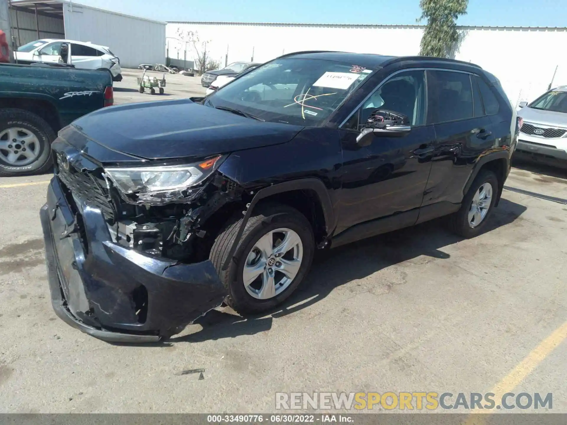 2 Photograph of a damaged car 2T3W1RFV3MW162964 TOYOTA RAV4 2021