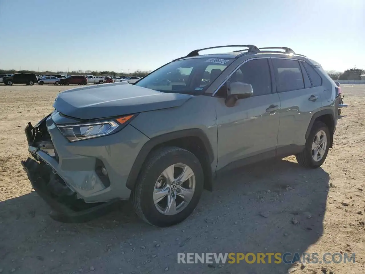 1 Photograph of a damaged car 2T3W1RFV3MW169221 TOYOTA RAV4 2021