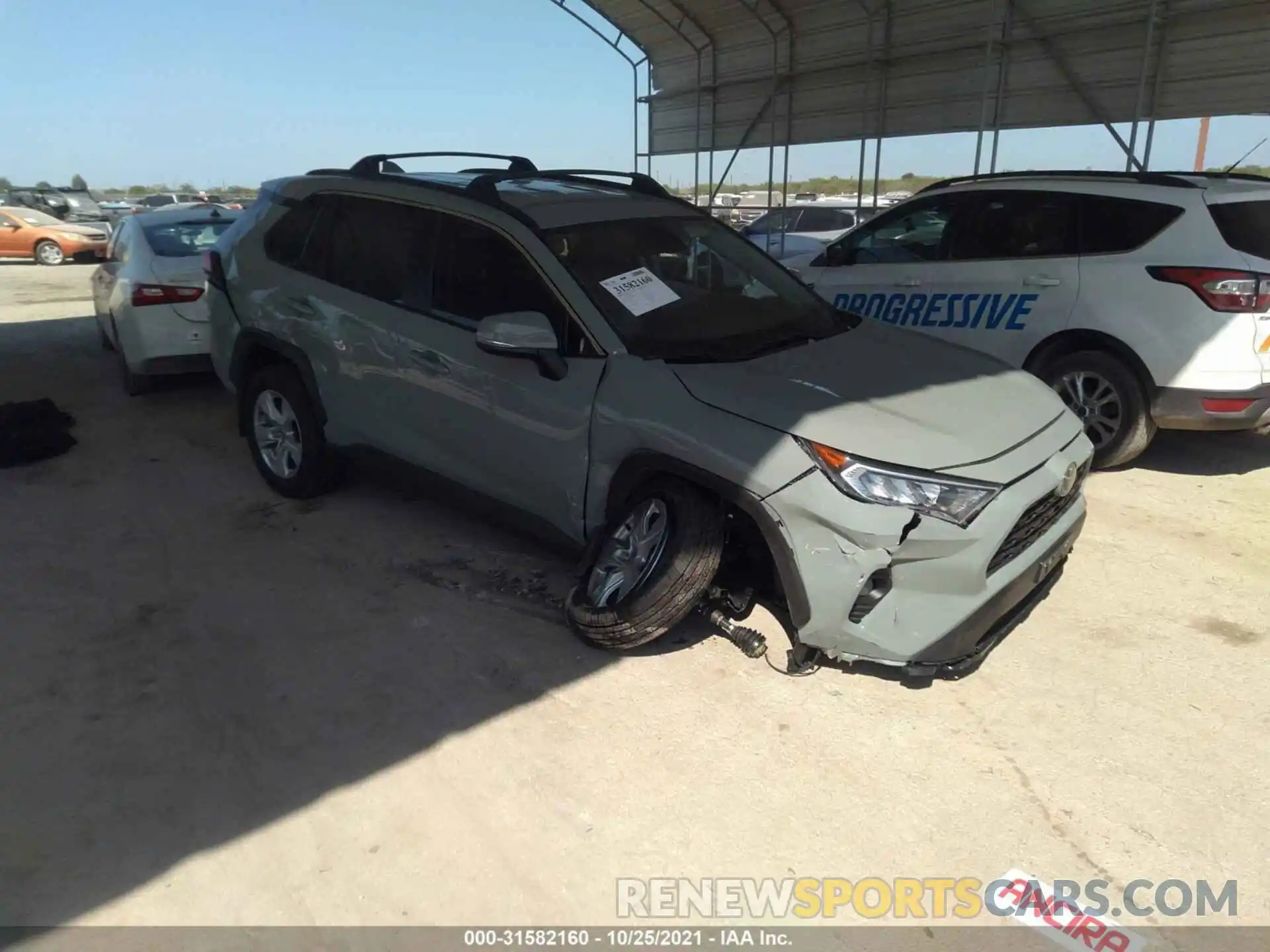 1 Photograph of a damaged car 2T3W1RFV3MW170286 TOYOTA RAV4 2021