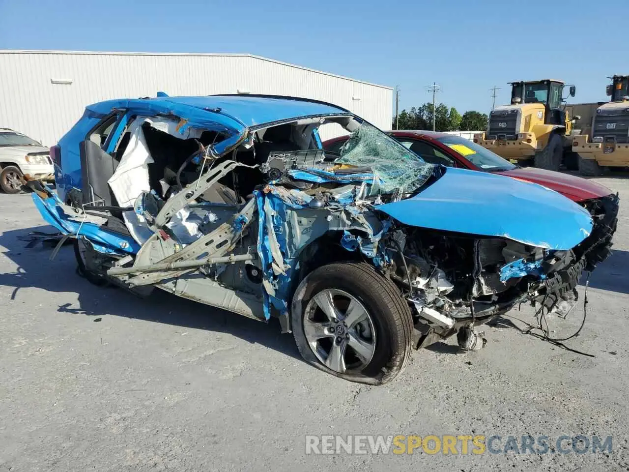 4 Photograph of a damaged car 2T3W1RFV3MW171423 TOYOTA RAV4 2021