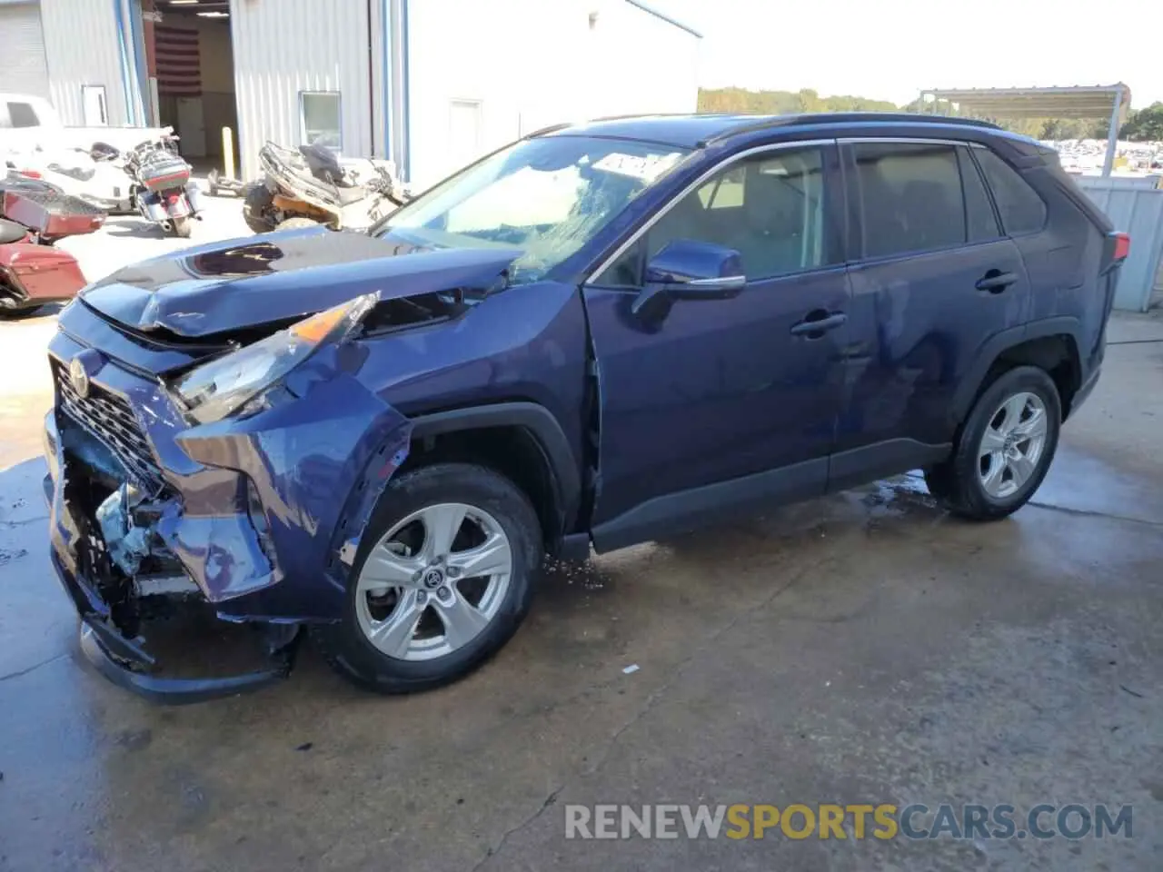 1 Photograph of a damaged car 2T3W1RFV3MW175956 TOYOTA RAV4 2021