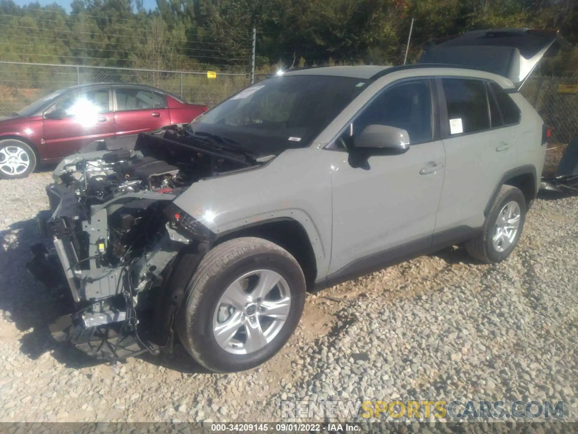 2 Photograph of a damaged car 2T3W1RFV3MW178081 TOYOTA RAV4 2021