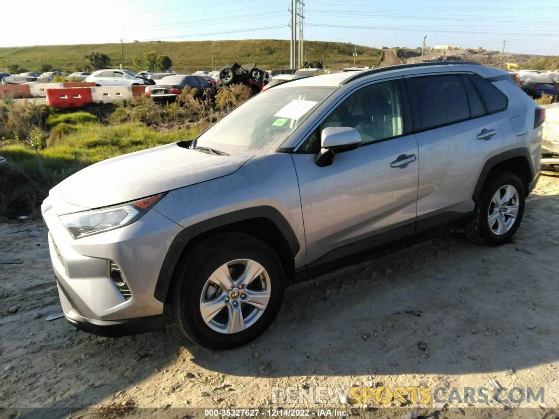 2 Photograph of a damaged car 2T3W1RFV3MW179585 TOYOTA RAV4 2021