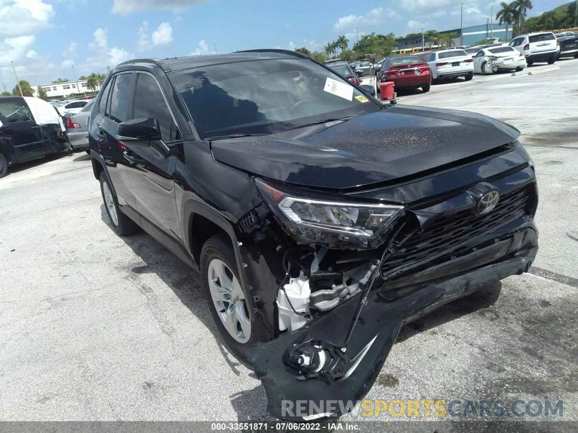 6 Photograph of a damaged car 2T3W1RFV4MC093669 TOYOTA RAV4 2021