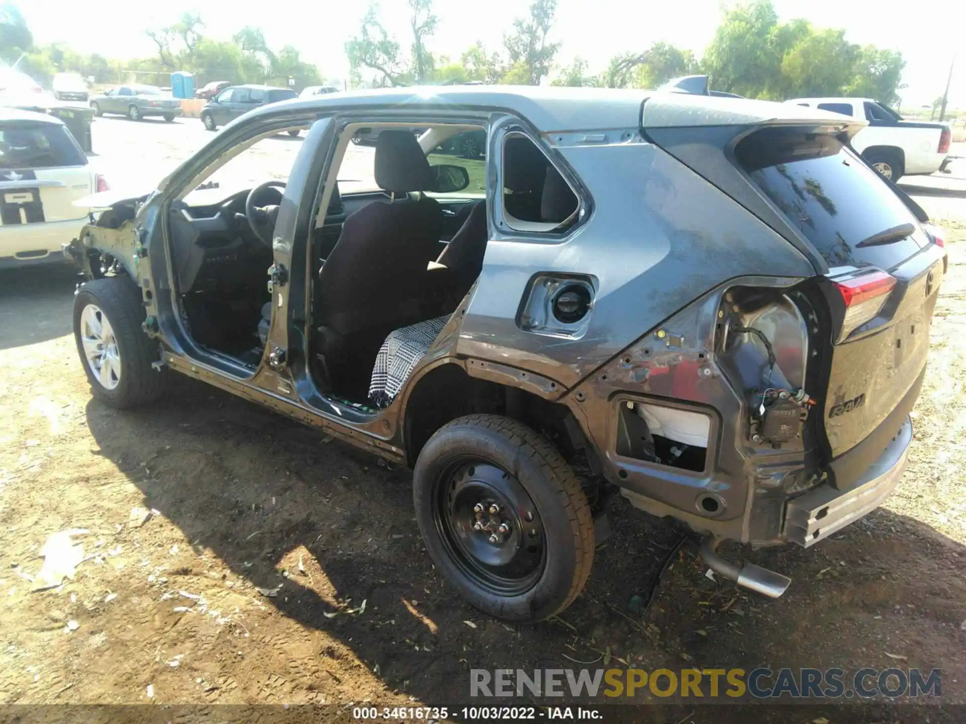 3 Photograph of a damaged car 2T3W1RFV4MC095521 TOYOTA RAV4 2021