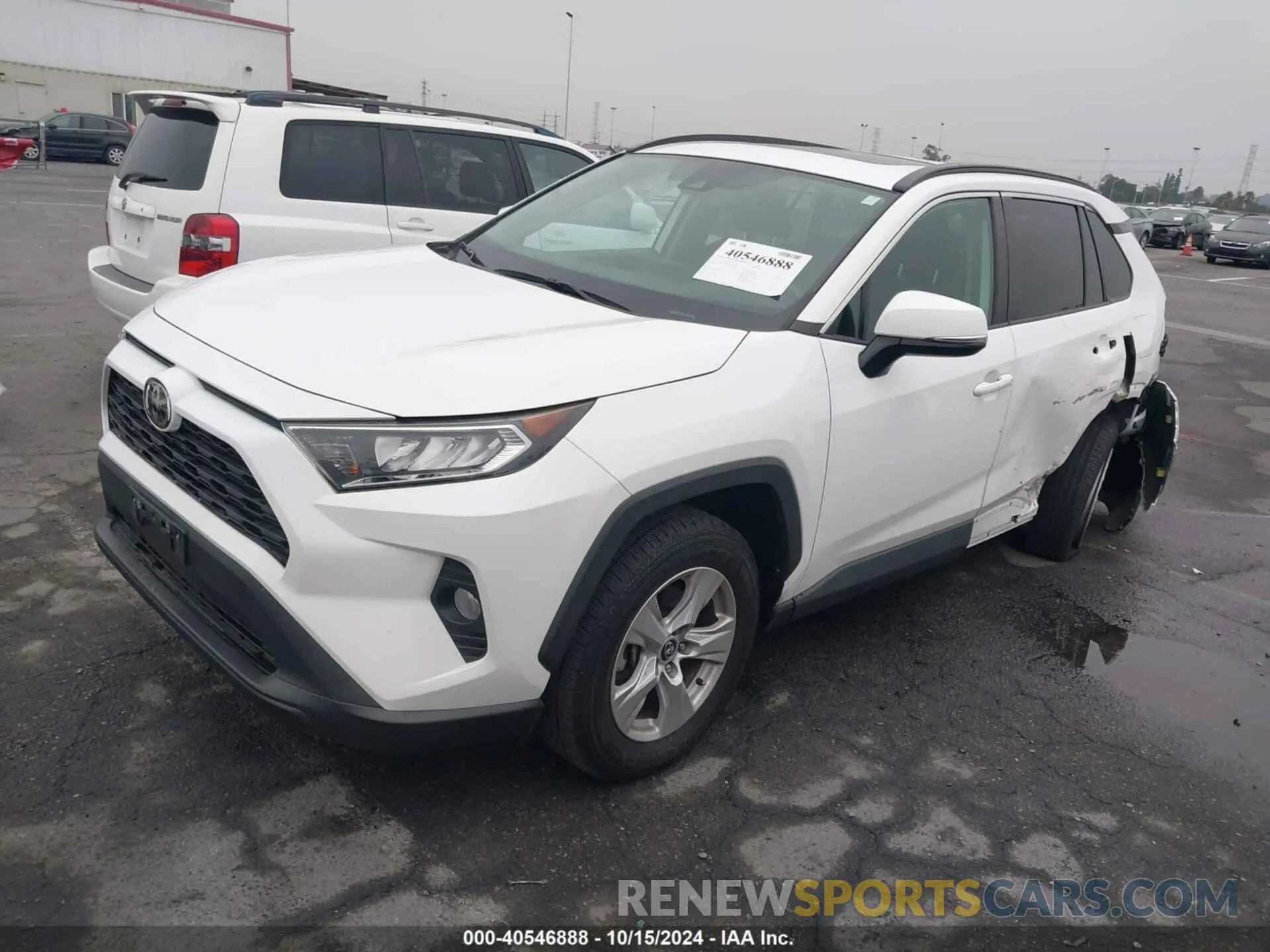 2 Photograph of a damaged car 2T3W1RFV4MC097642 TOYOTA RAV4 2021