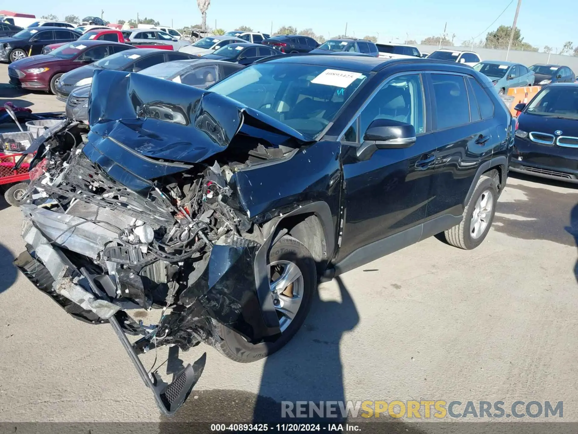 2 Photograph of a damaged car 2T3W1RFV4MC099004 TOYOTA RAV4 2021