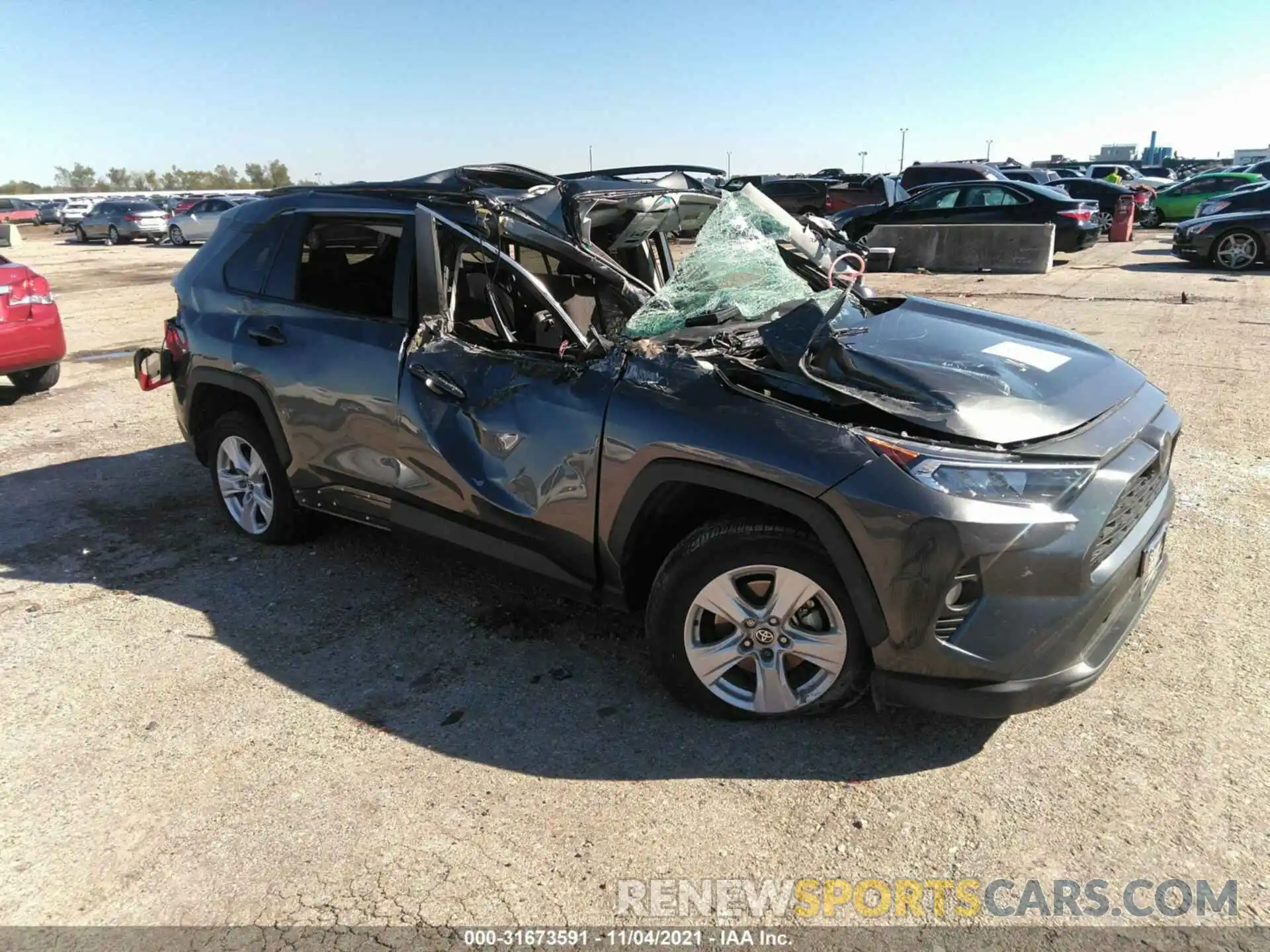 1 Photograph of a damaged car 2T3W1RFV4MC110762 TOYOTA RAV4 2021