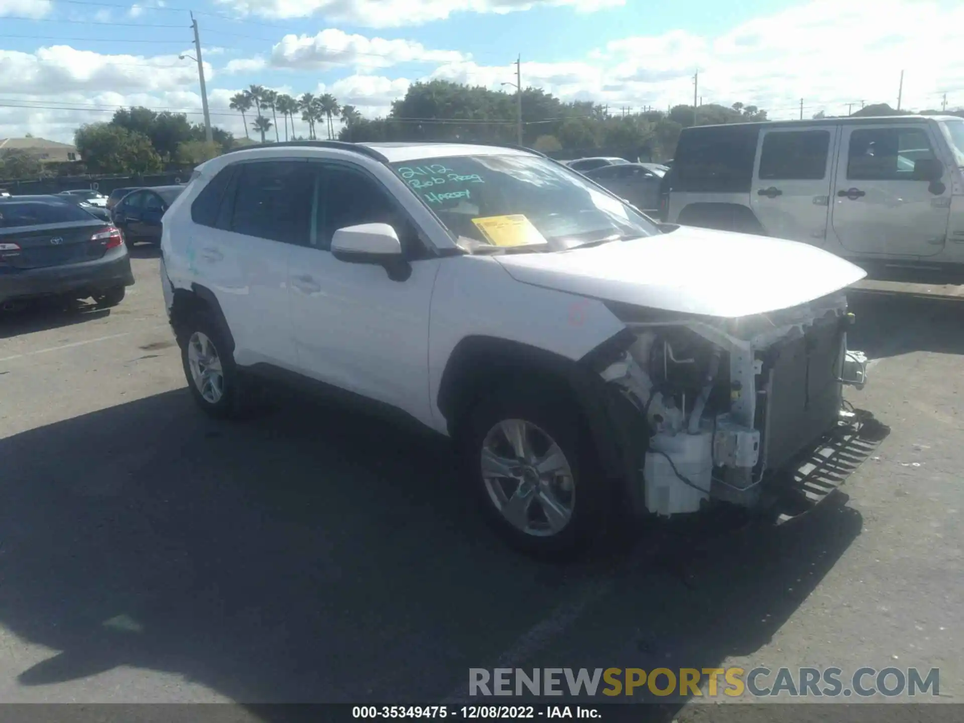 1 Photograph of a damaged car 2T3W1RFV4MC141896 TOYOTA RAV4 2021