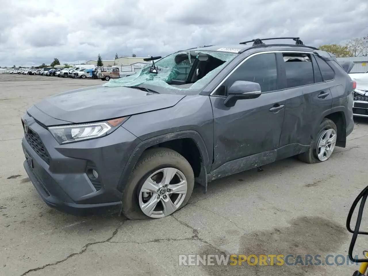 1 Photograph of a damaged car 2T3W1RFV4MC153241 TOYOTA RAV4 2021