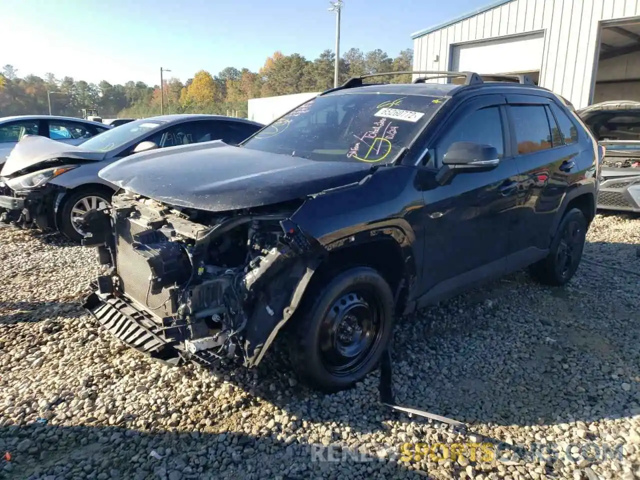 2 Photograph of a damaged car 2T3W1RFV4MC166328 TOYOTA RAV4 2021