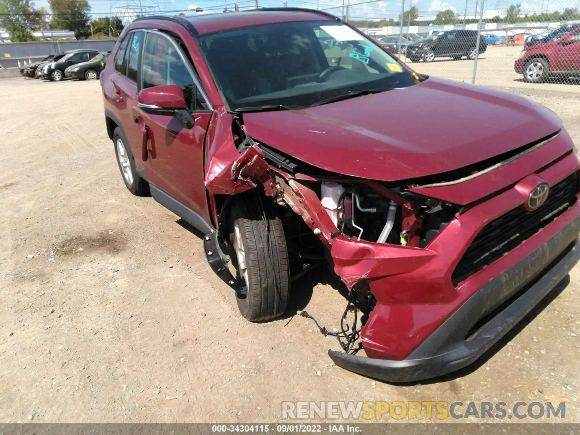 6 Photograph of a damaged car 2T3W1RFV4MW105818 TOYOTA RAV4 2021