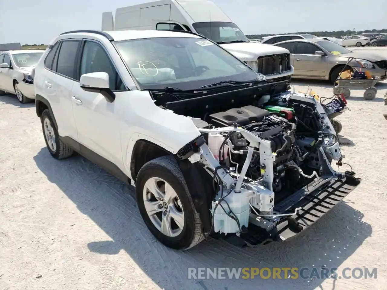 1 Photograph of a damaged car 2T3W1RFV4MW106239 TOYOTA RAV4 2021