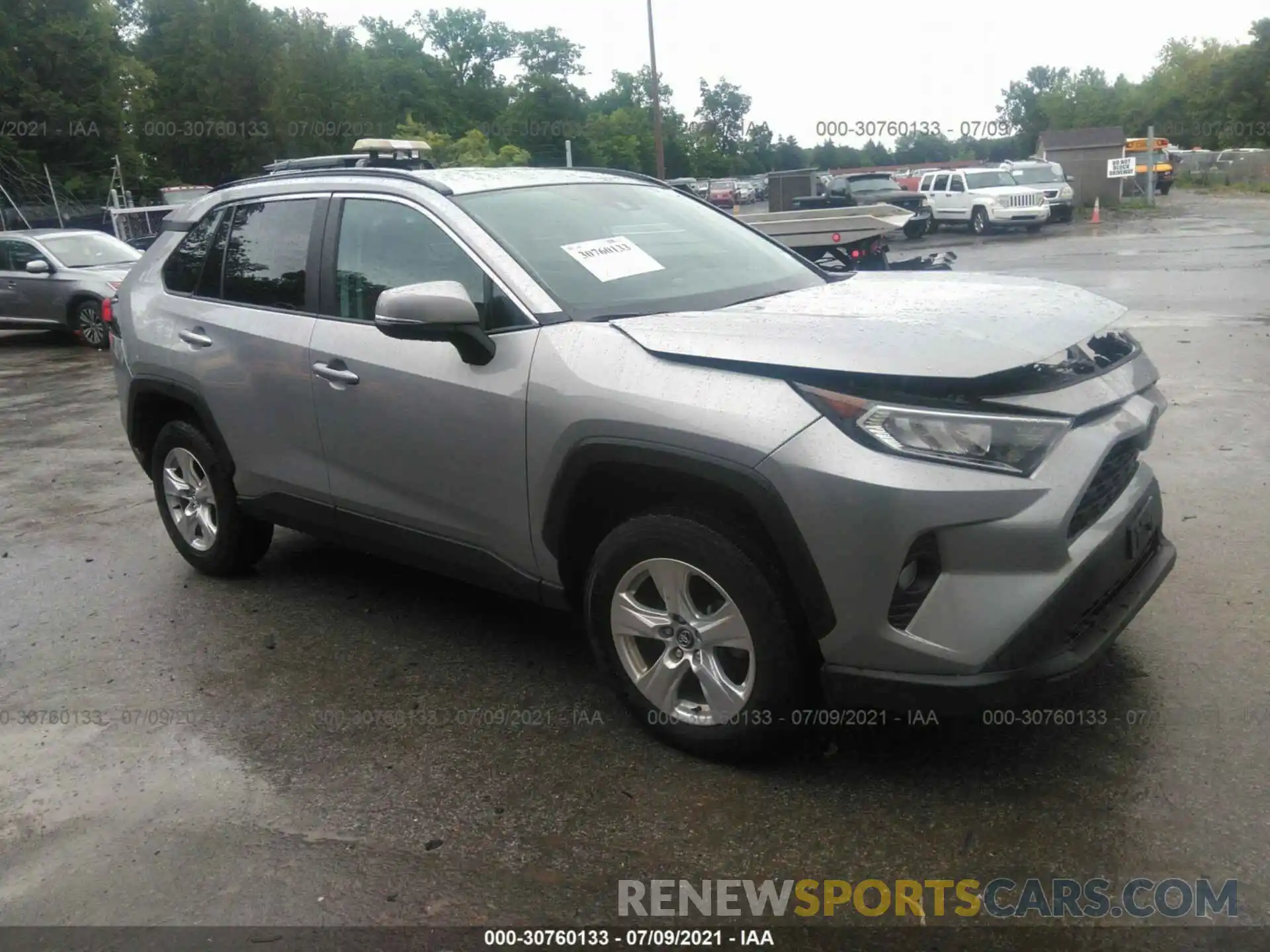 1 Photograph of a damaged car 2T3W1RFV4MW112185 TOYOTA RAV4 2021