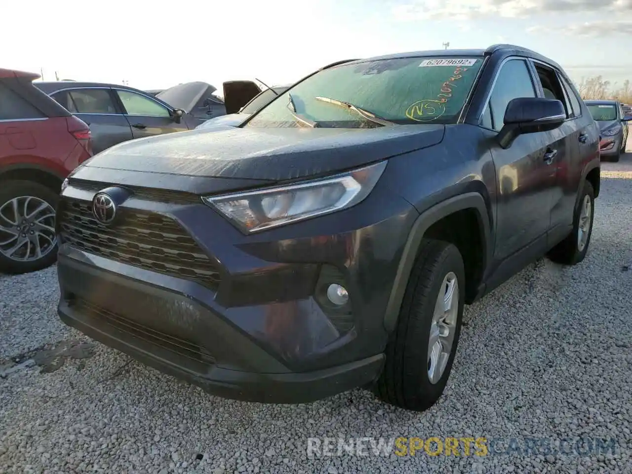 2 Photograph of a damaged car 2T3W1RFV4MW137278 TOYOTA RAV4 2021