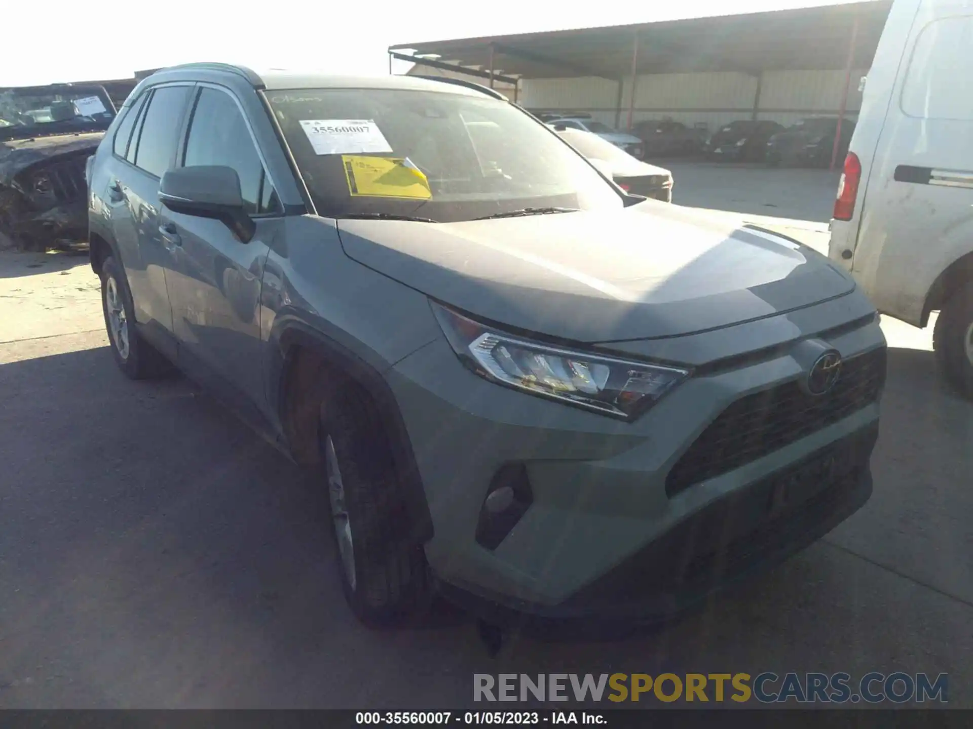 1 Photograph of a damaged car 2T3W1RFV4MW137460 TOYOTA RAV4 2021