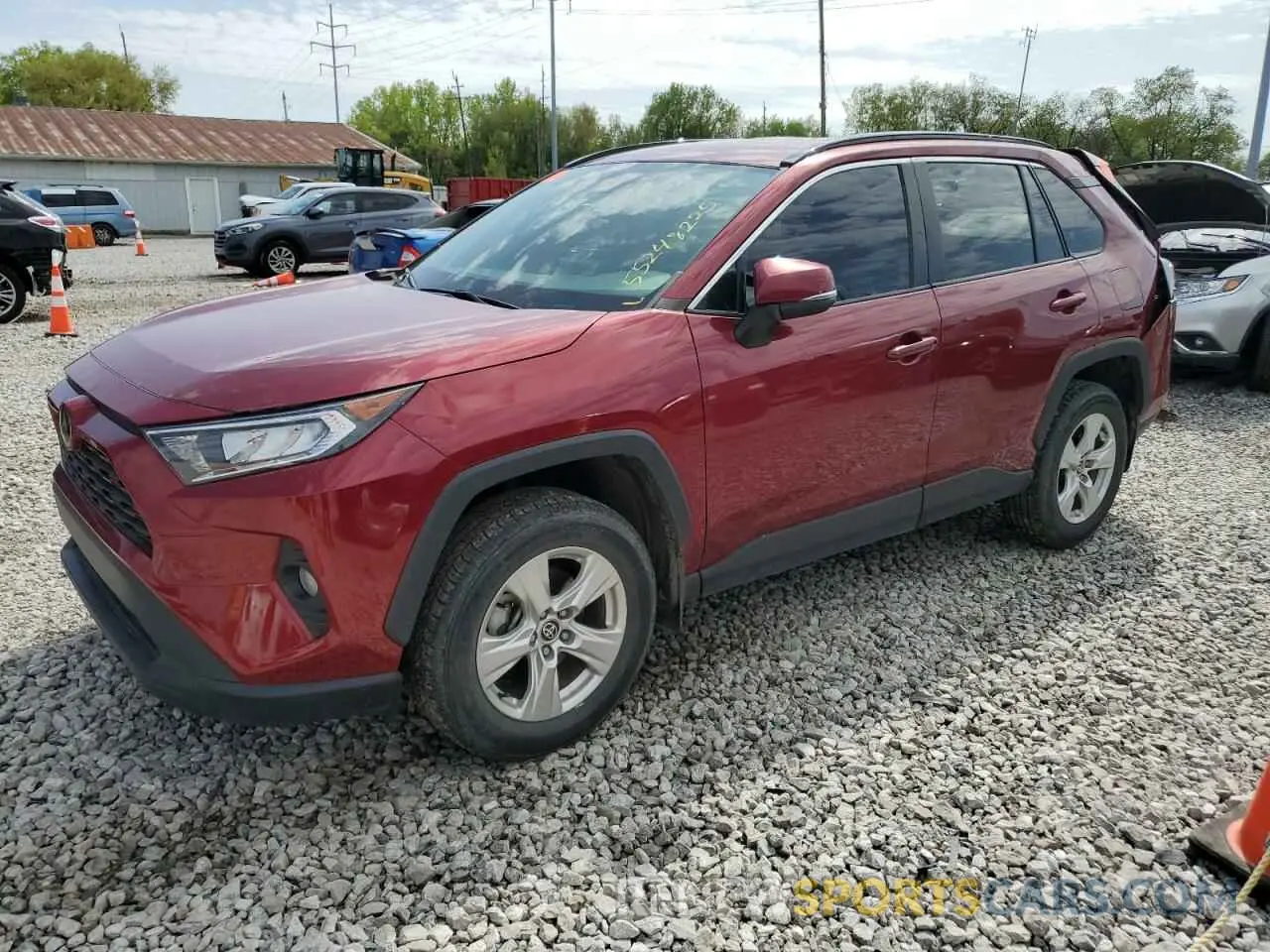 1 Photograph of a damaged car 2T3W1RFV4MW146109 TOYOTA RAV4 2021