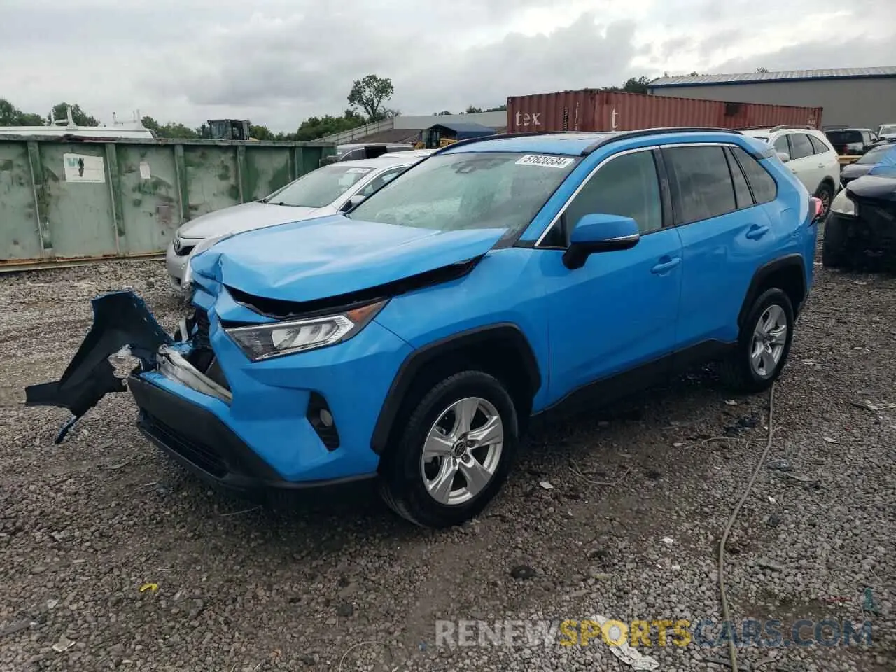 1 Photograph of a damaged car 2T3W1RFV4MW160091 TOYOTA RAV4 2021