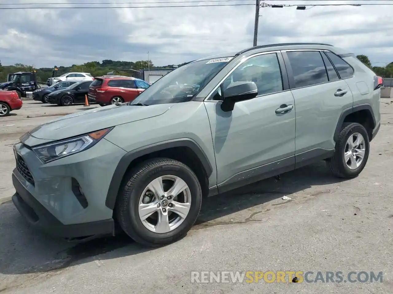 1 Photograph of a damaged car 2T3W1RFV4MW160365 TOYOTA RAV4 2021