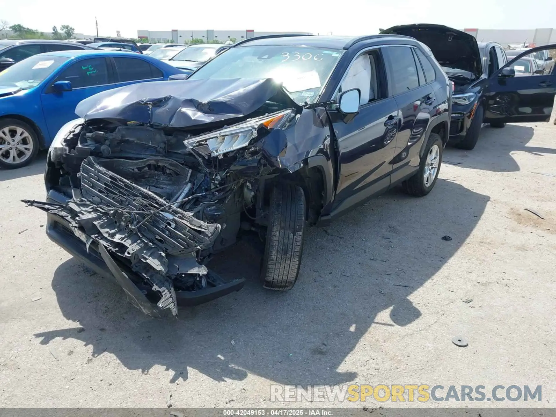 2 Photograph of a damaged car 2T3W1RFV4MW183306 TOYOTA RAV4 2021