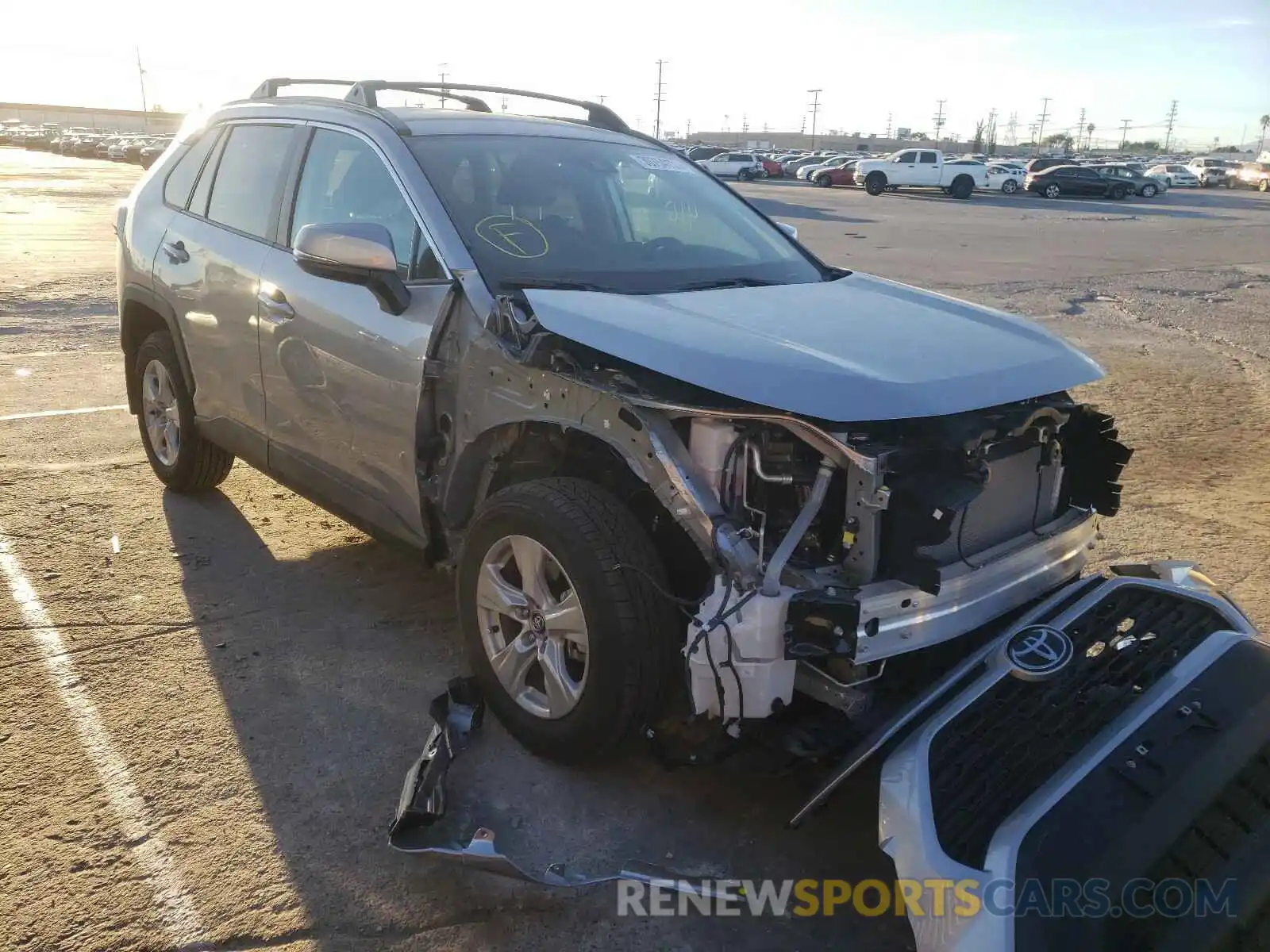 1 Photograph of a damaged car 2T3W1RFV5MC089775 TOYOTA RAV4 2021