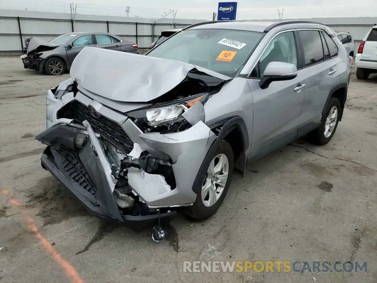 1 Photograph of a damaged car 2T3W1RFV5MC102461 TOYOTA RAV4 2021