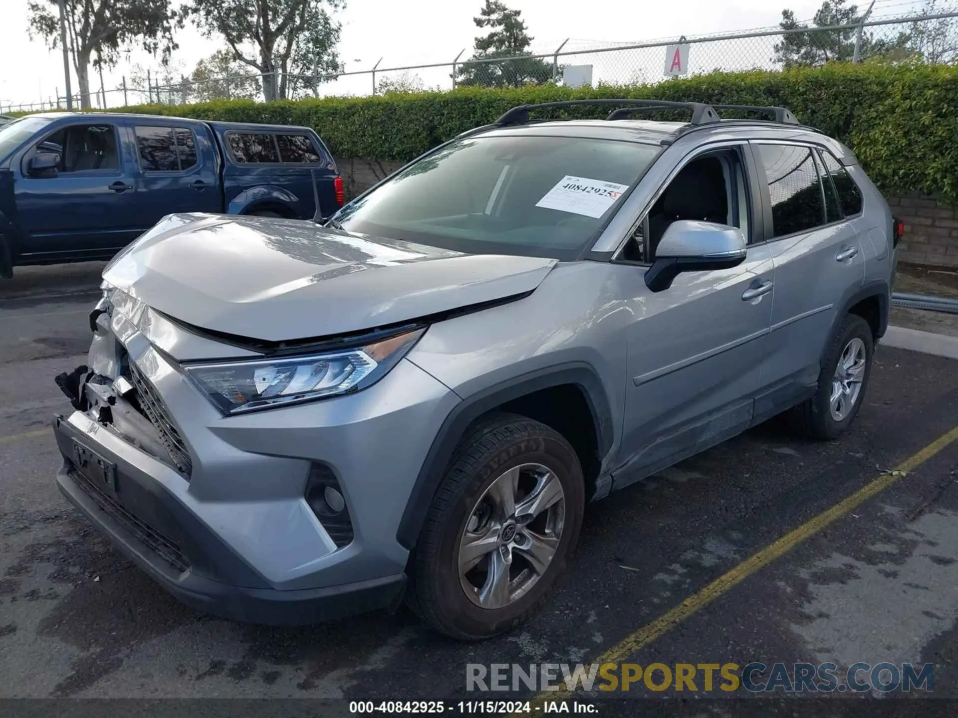 2 Photograph of a damaged car 2T3W1RFV5MC121592 TOYOTA RAV4 2021