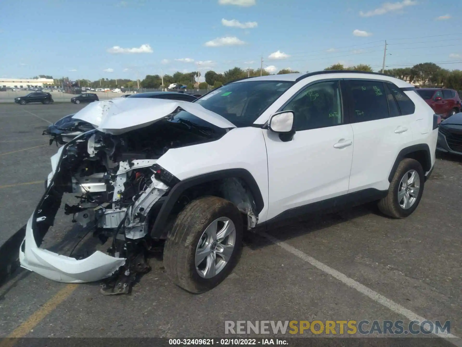 2 Photograph of a damaged car 2T3W1RFV5MC130485 TOYOTA RAV4 2021