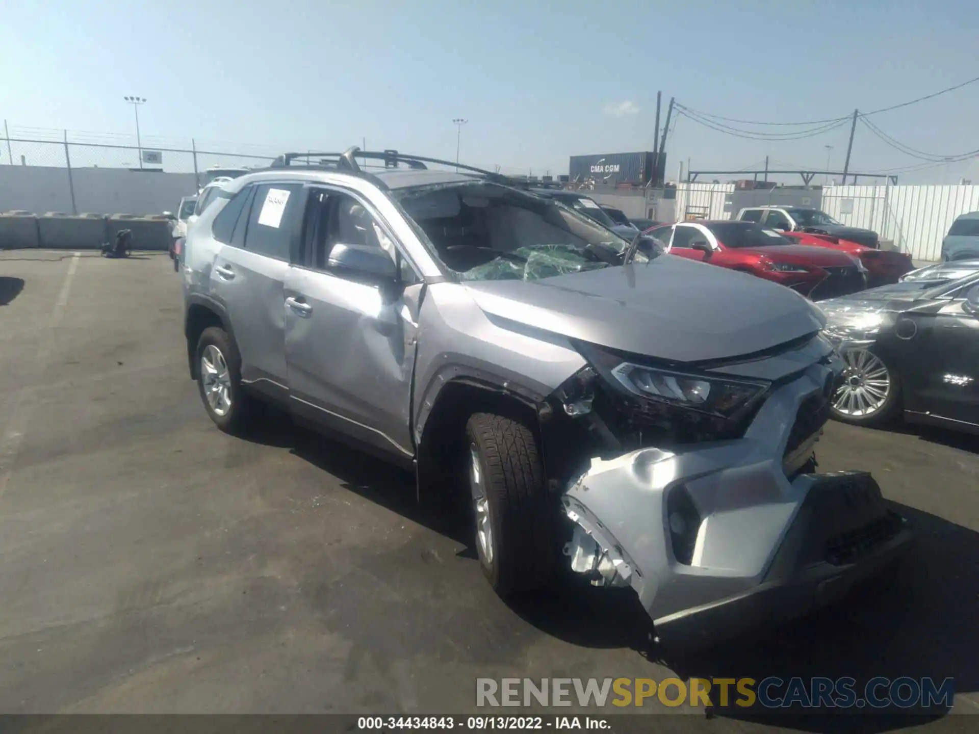 1 Photograph of a damaged car 2T3W1RFV5MC134603 TOYOTA RAV4 2021