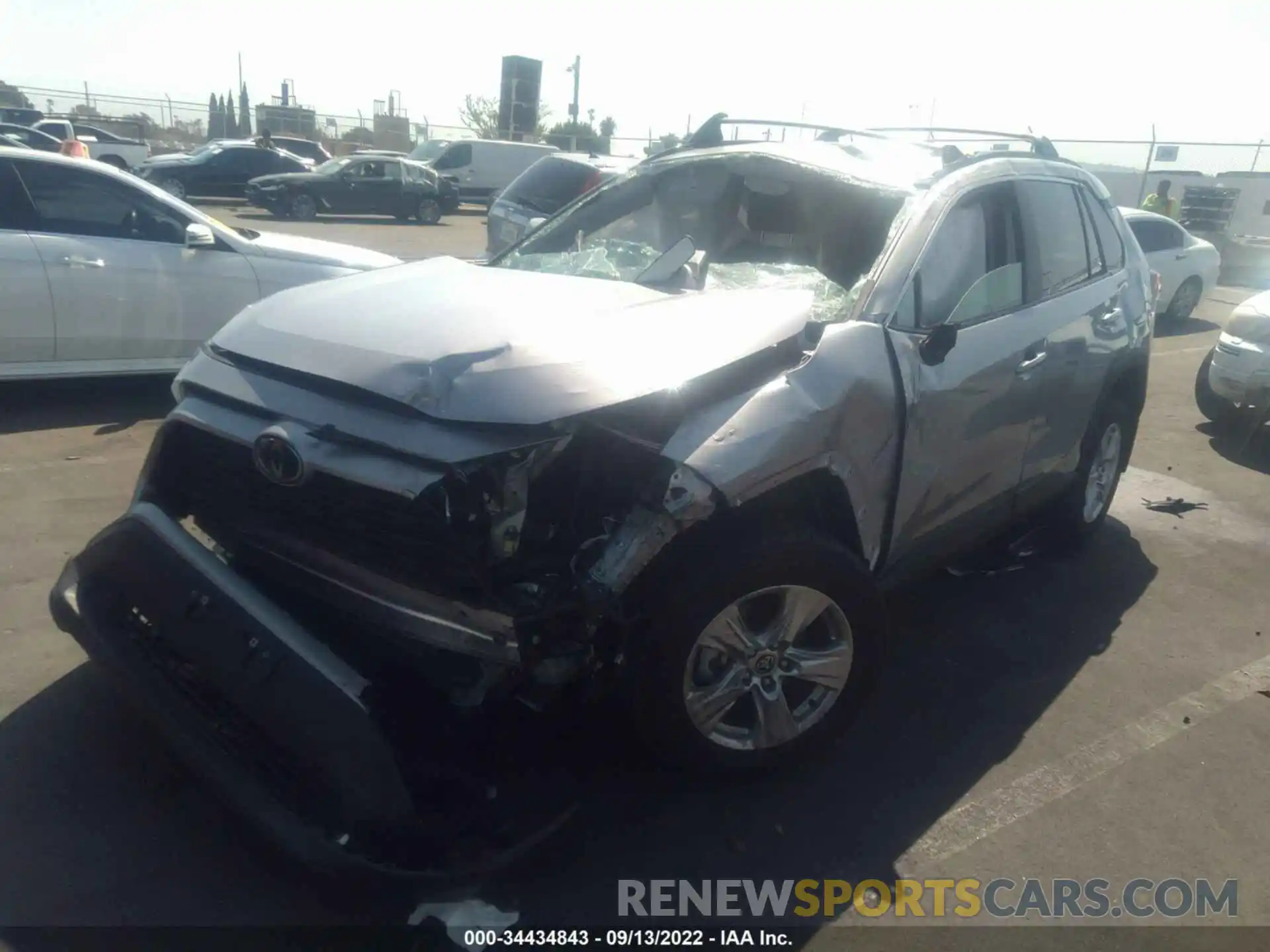 2 Photograph of a damaged car 2T3W1RFV5MC134603 TOYOTA RAV4 2021