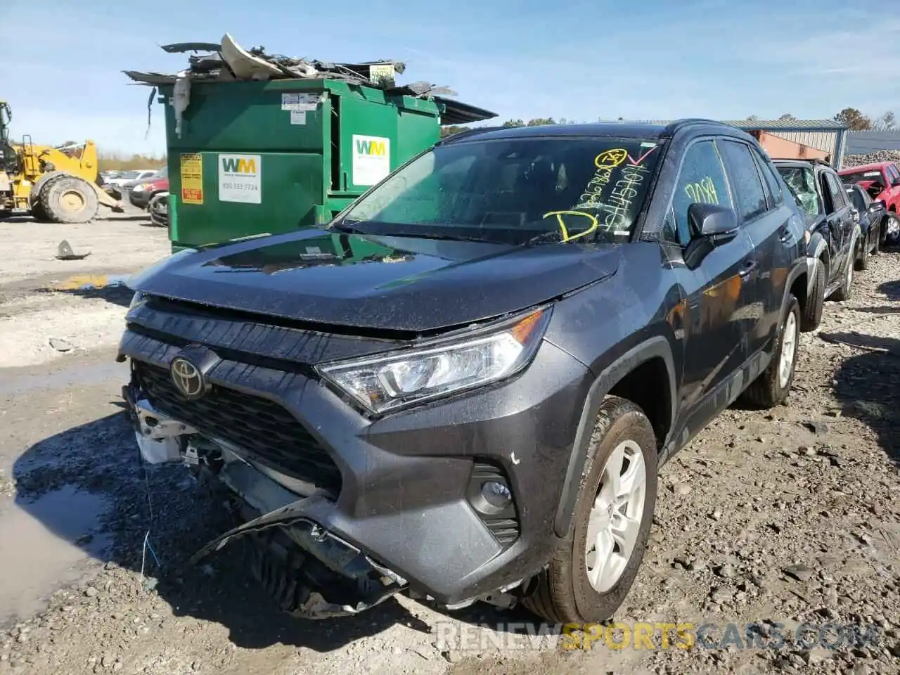 2 Photograph of a damaged car 2T3W1RFV5MC136335 TOYOTA RAV4 2021