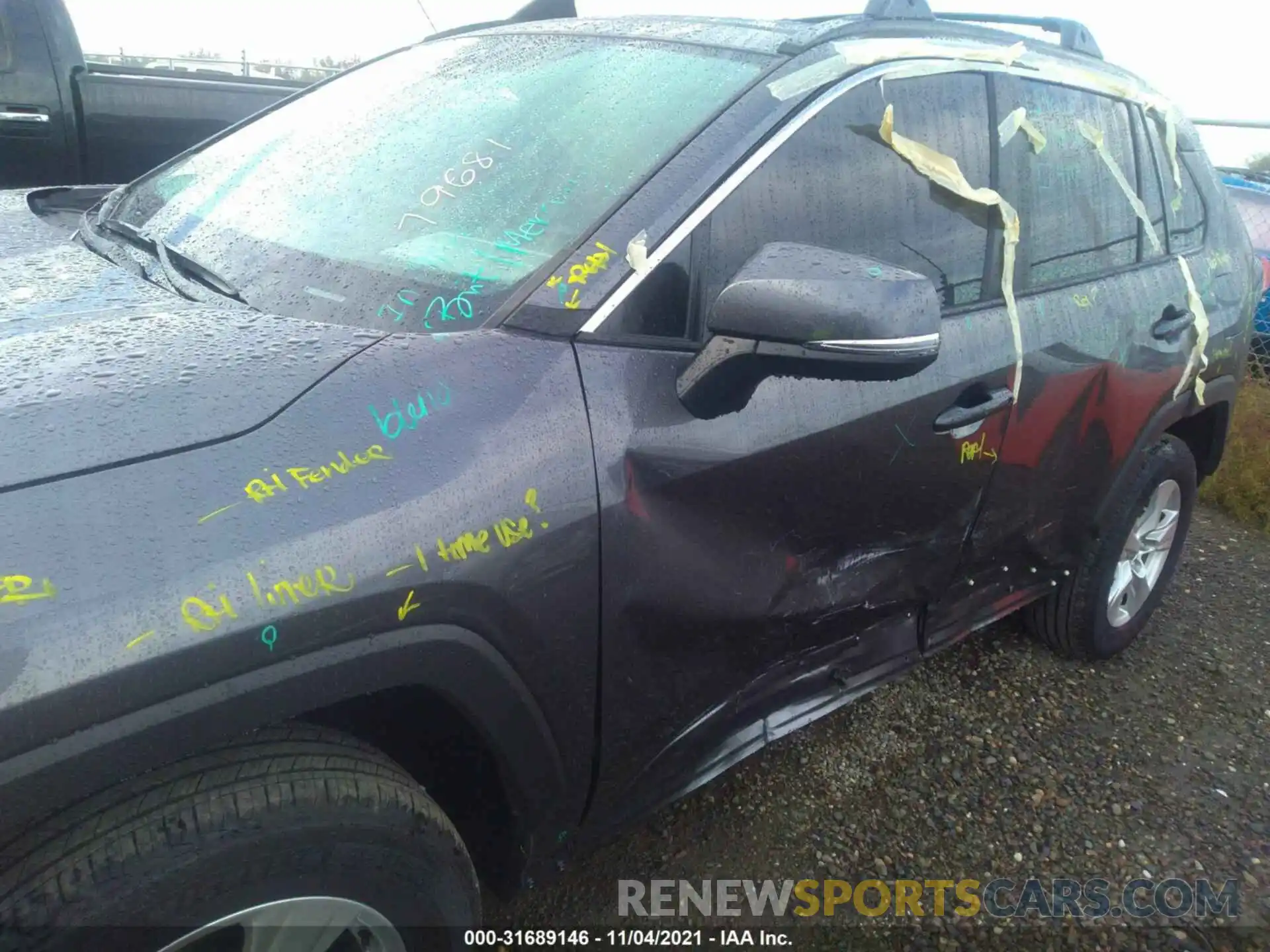 6 Photograph of a damaged car 2T3W1RFV5MC146671 TOYOTA RAV4 2021