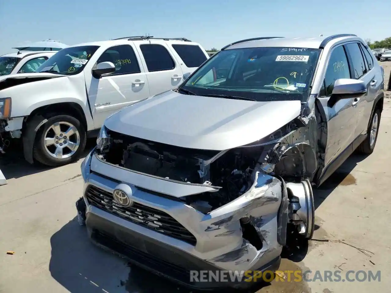 2 Photograph of a damaged car 2T3W1RFV5MC148534 TOYOTA RAV4 2021