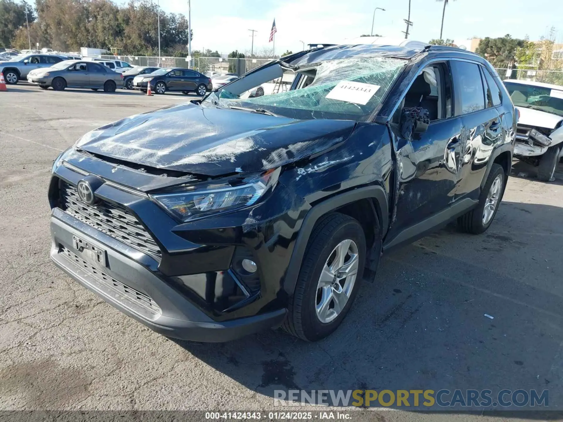 2 Photograph of a damaged car 2T3W1RFV5MC150493 TOYOTA RAV4 2021