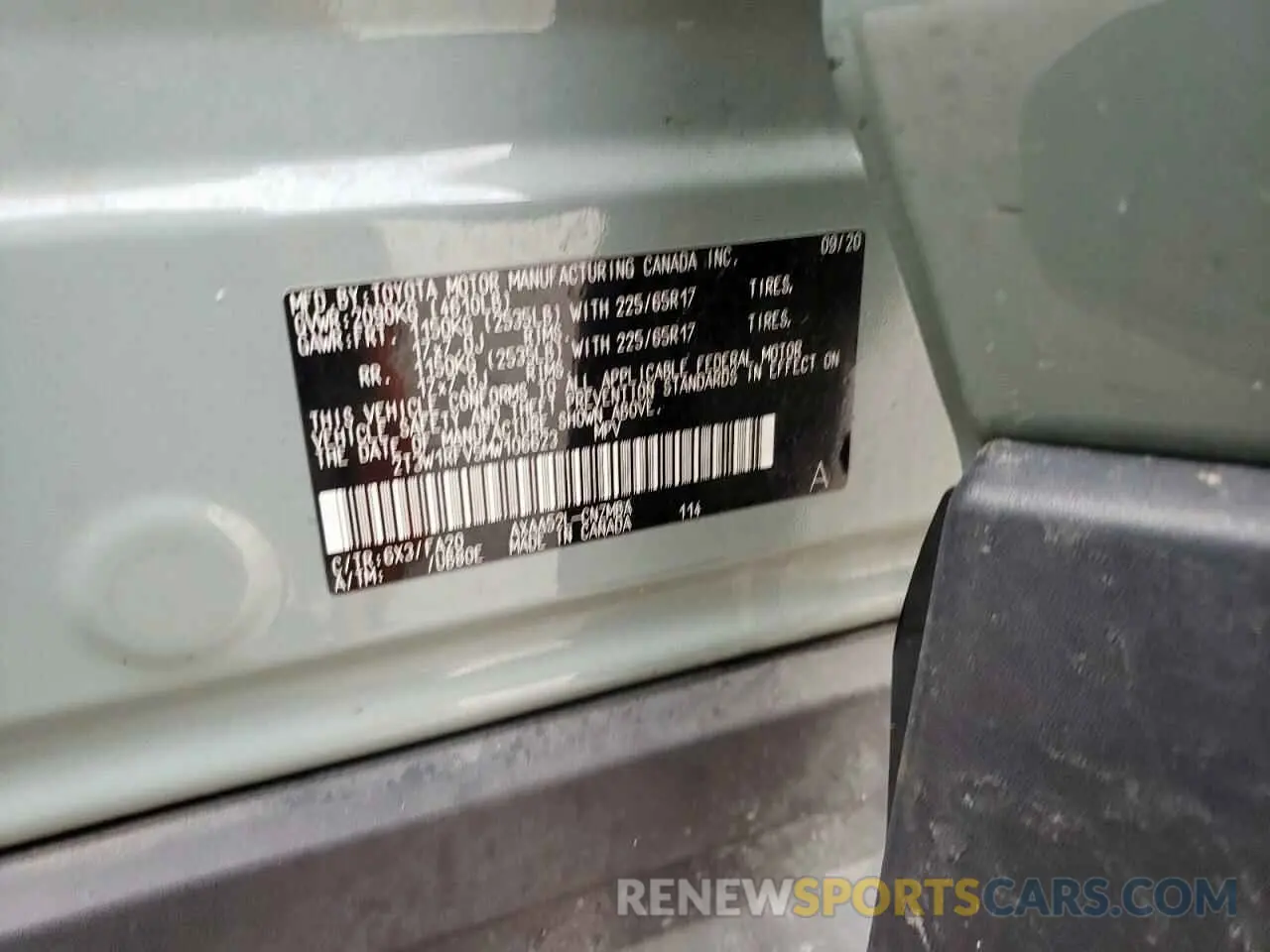 15 Photograph of a damaged car 2T3W1RFV5MW106623 TOYOTA RAV4 2021