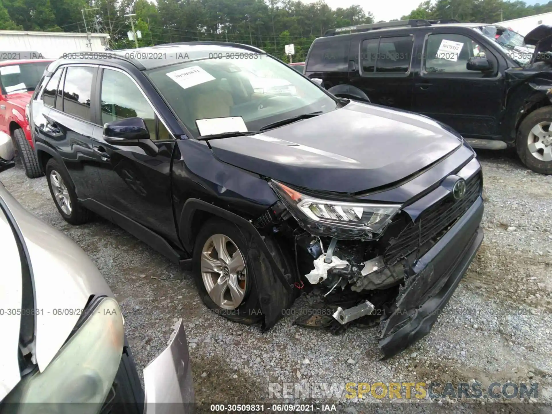 1 Photograph of a damaged car 2T3W1RFV5MW110218 TOYOTA RAV4 2021