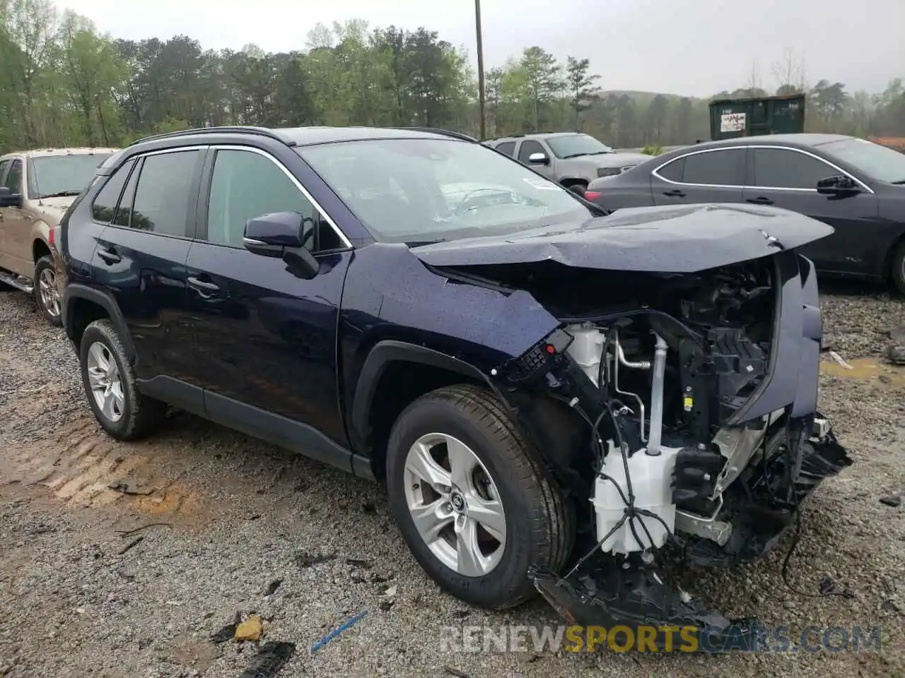 1 Photograph of a damaged car 2T3W1RFV5MW117802 TOYOTA RAV4 2021