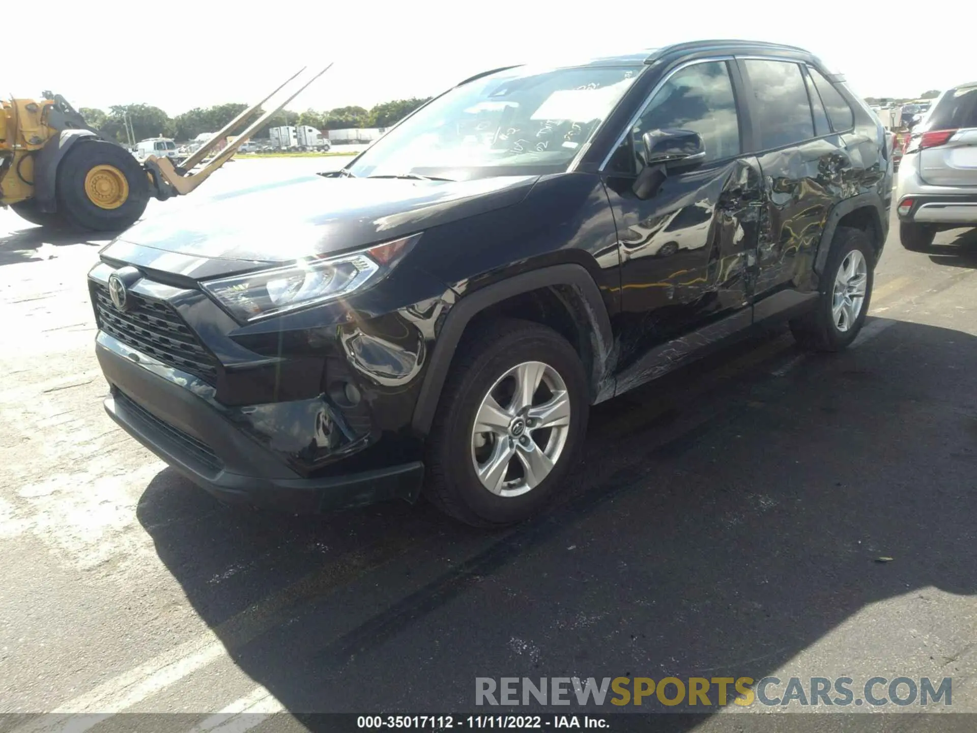 2 Photograph of a damaged car 2T3W1RFV5MW119307 TOYOTA RAV4 2021