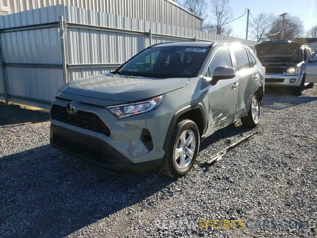 2 Photograph of a damaged car 2T3W1RFV5MW129951 TOYOTA RAV4 2021