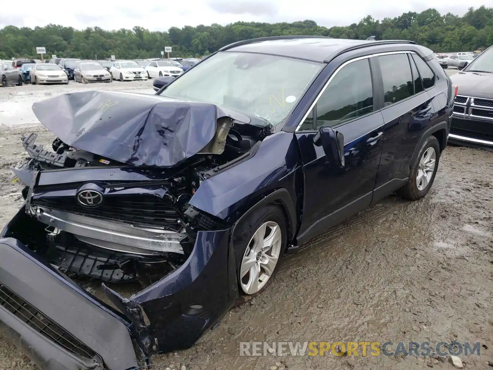 2 Photograph of a damaged car 2T3W1RFV5MW144322 TOYOTA RAV4 2021