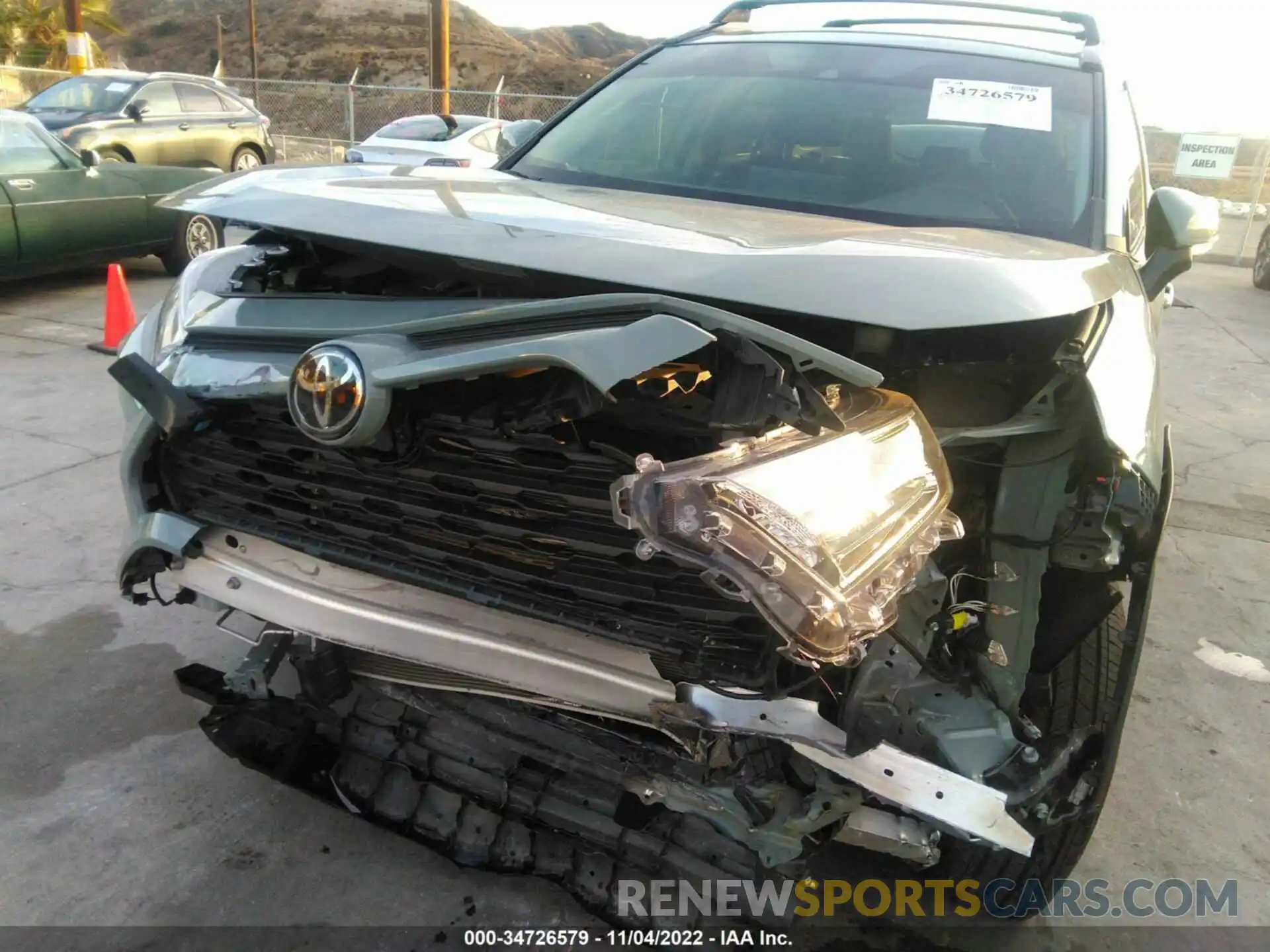 6 Photograph of a damaged car 2T3W1RFV5MW146023 TOYOTA RAV4 2021