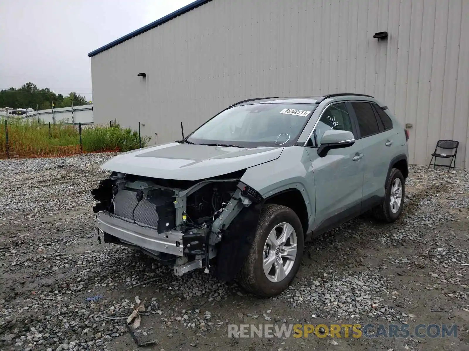 2 Photograph of a damaged car 2T3W1RFV5MW160553 TOYOTA RAV4 2021