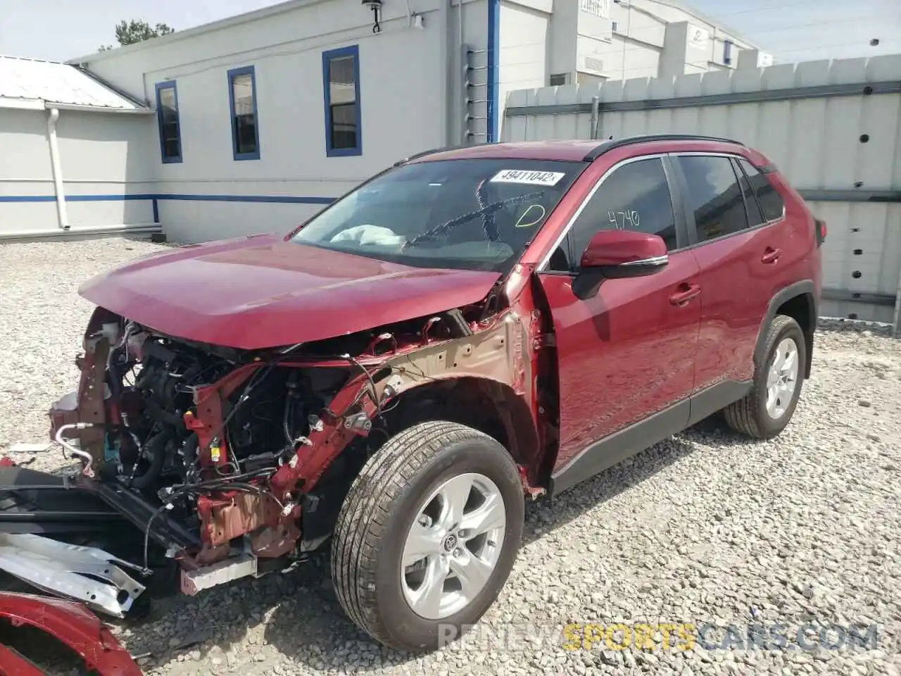 2 Photograph of a damaged car 2T3W1RFV5MW168474 TOYOTA RAV4 2021