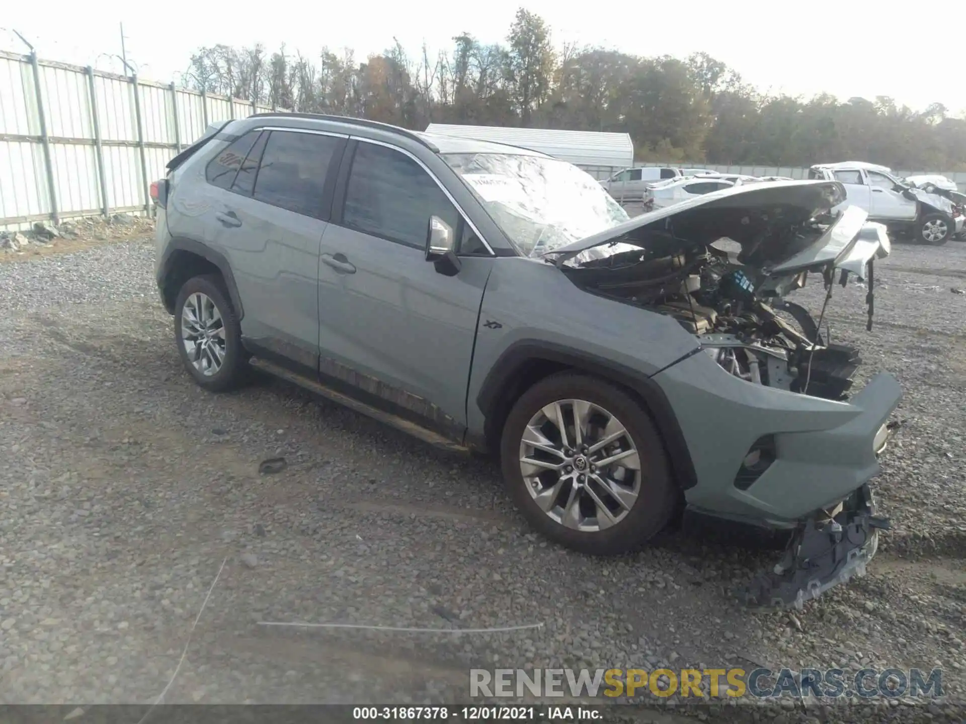 1 Photograph of a damaged car 2T3W1RFV5MW170595 TOYOTA RAV4 2021